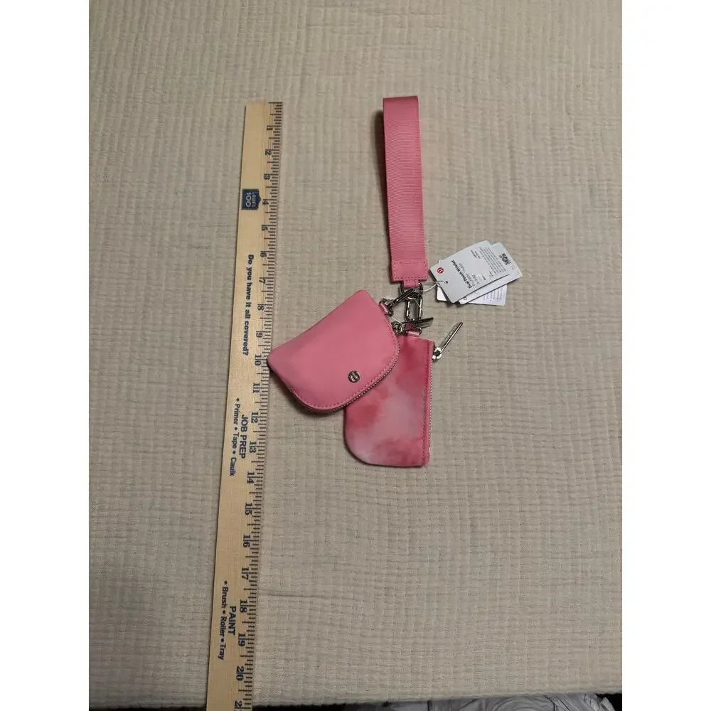 Tie Dye Pink Dual Pouch Lululemon NWT